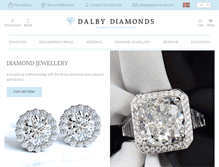 Tablet Screenshot of dalbydiamonds.com